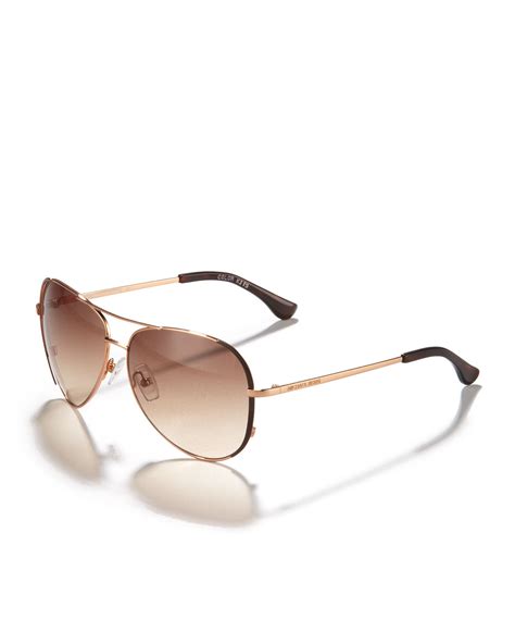 michael kors sicily aviator sunglasses rose gold|Michael Kors.